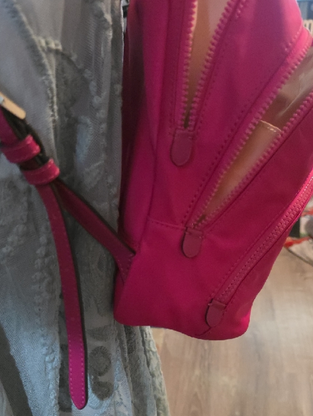 kate spade Hot Pink Mini Nylon Backpack - Picture 14 of 16